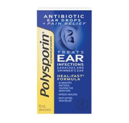 Polysporin® Plus Pain Relief Ear Drops