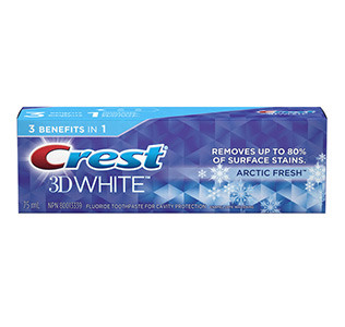 crest 3d white toothpaste arctic fresh review