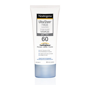 neutrogena ultra sheer face sunscreen spf 60 with helioplex