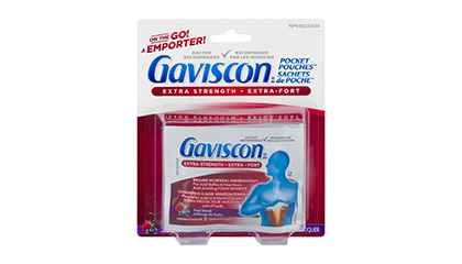 gaviscon pouches rexall health pocket digestive everyday lasting heartburn purse relief easily fast