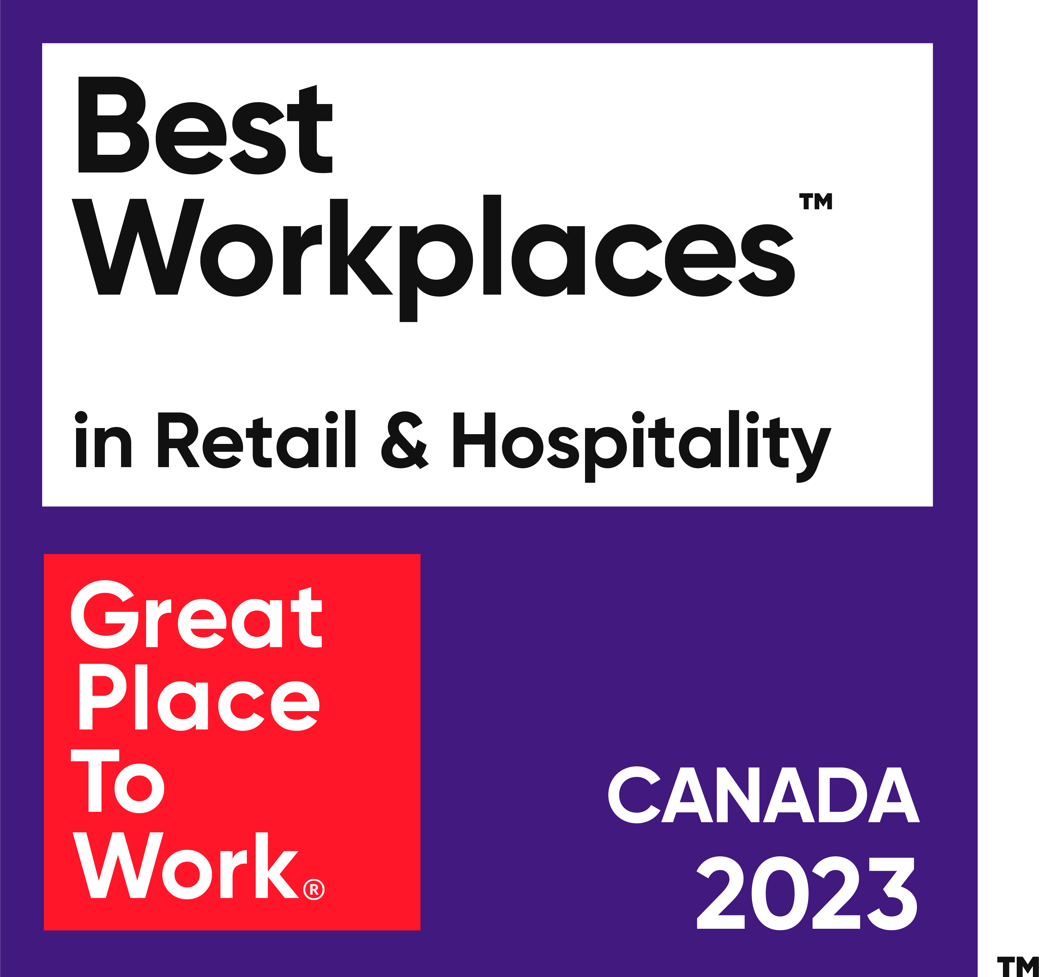 Best Workplaces in Retail & Hospitality Great Place To Work CANADA 2023