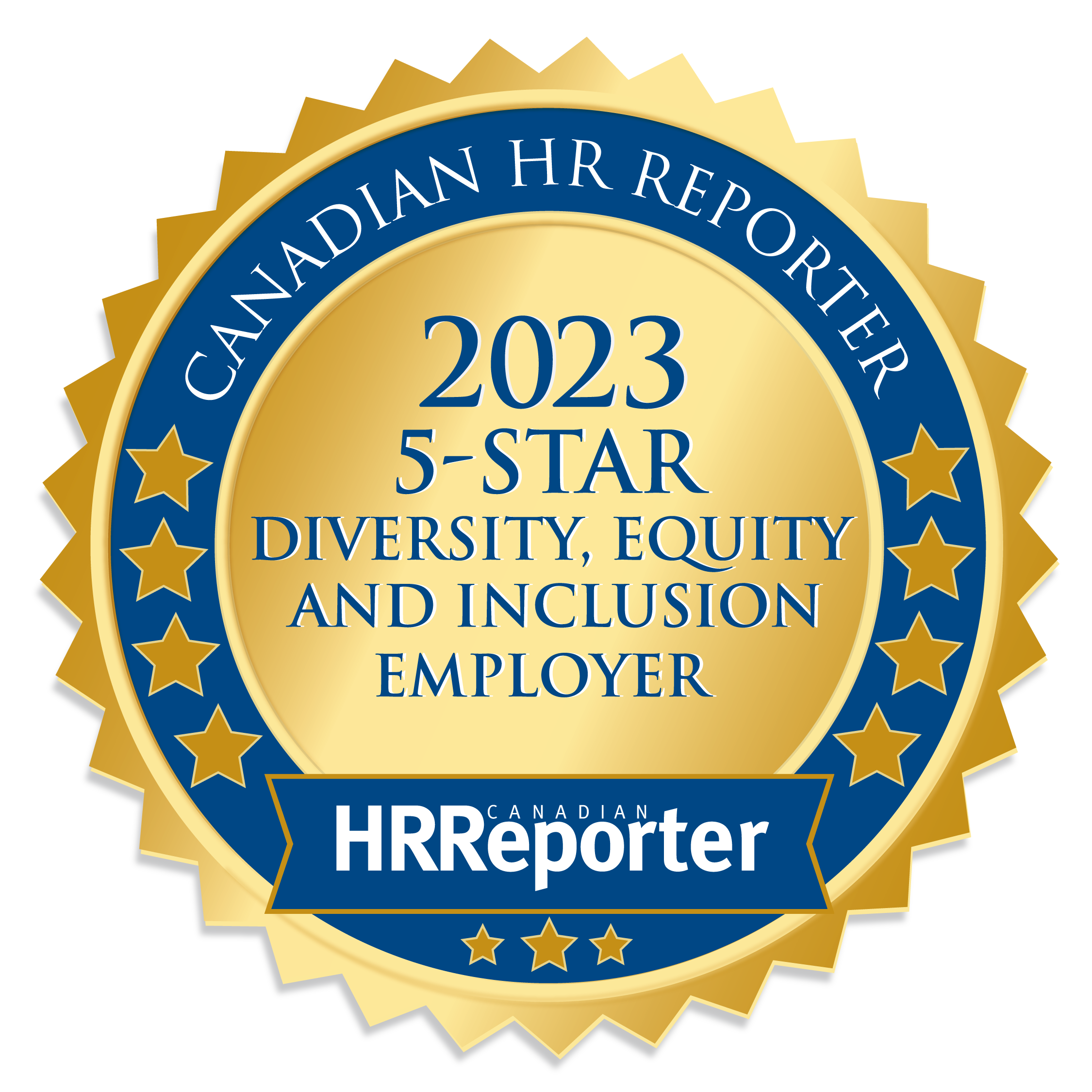 2023 5-STAR DIVERSITY, EQUITY AND INCLUSION EMPLOYER Canadian HR Reporter
