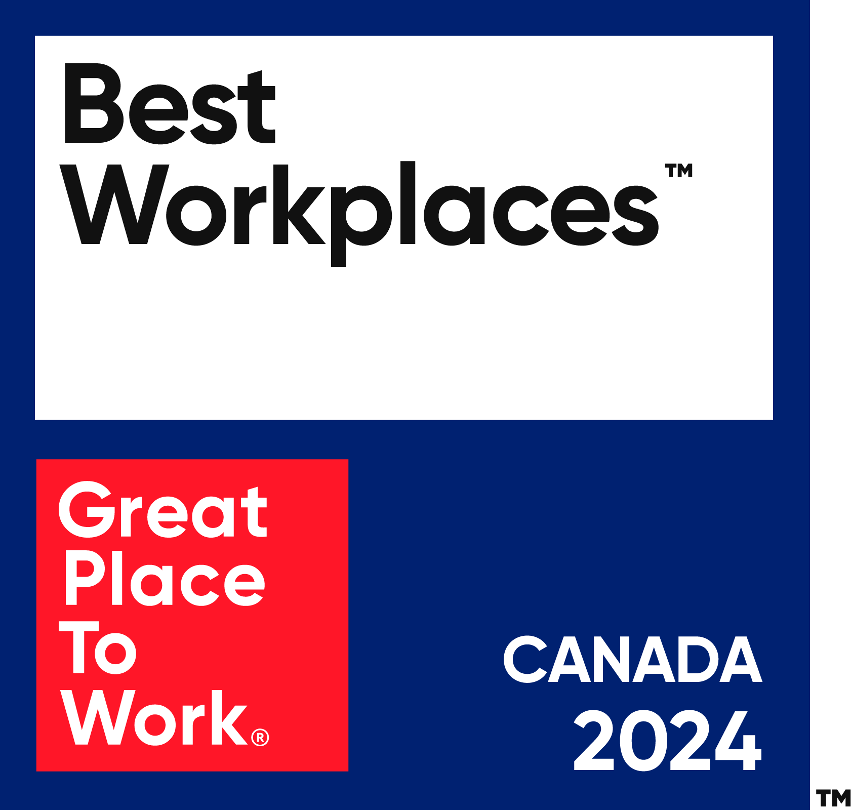 Best Workplaces. Great Place To Work. Canada 2024