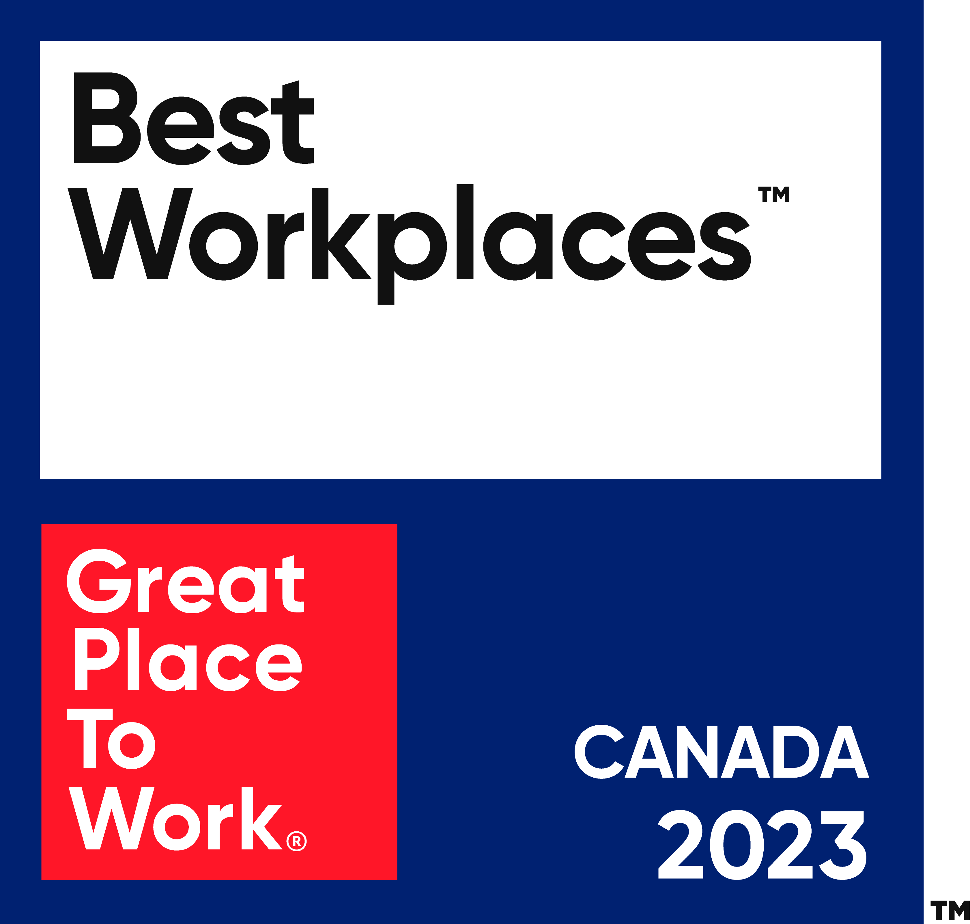 Best Workplaces. Great Place To Work. Canada 2023