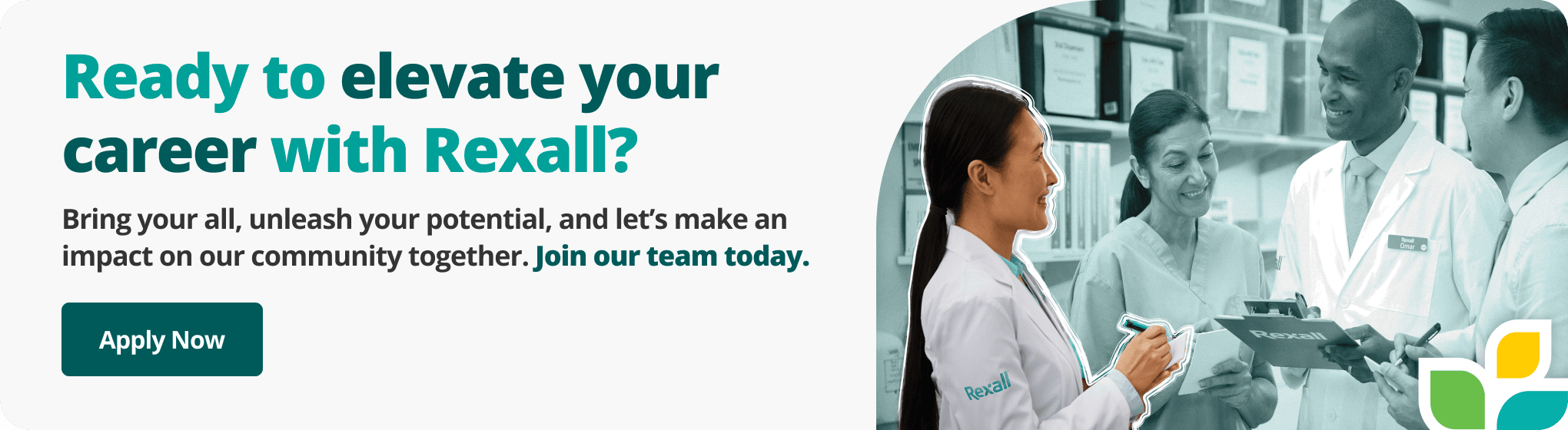 Ready to elevate your career with Rexall? Bring your all, unleash your potential, and let's make an impact on our community together. Join our team today. Click to Apply Now.